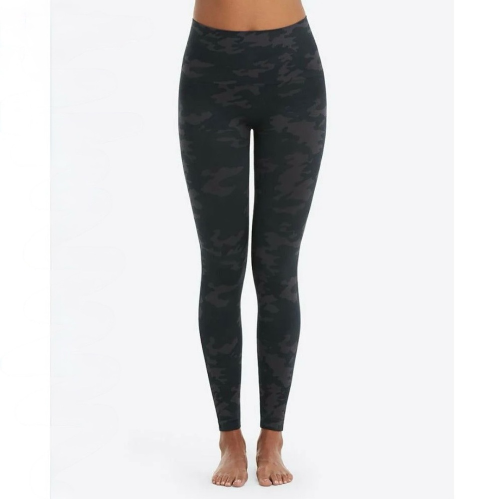 SPANX Black Camo Leggings look at me now